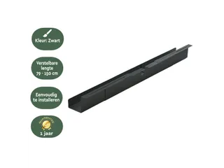 Kabelgoot BRASQ verstelbaar 75-150cm CT100 zwart - 5