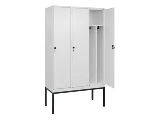 locker voor scheiding van kleding,HxBxD 2120x1200x500mm,3vak - 2