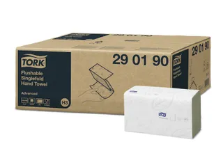Tork 290190 H3 oplosbare Handdoek Advanced ZigZag 2-laags Wit 15x250v - 1