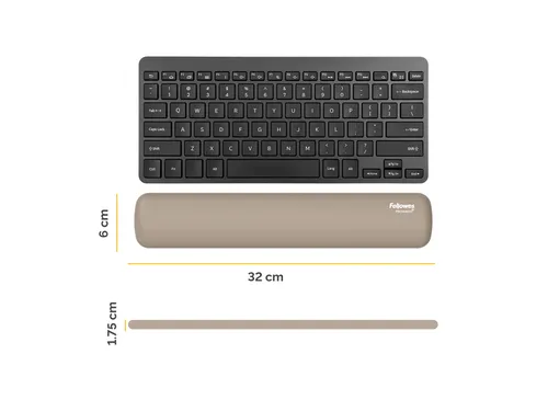 Polssteun Fellowes Breyta compact zand 6x32cm