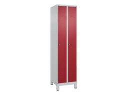 locker,HxBxD 1950x500x500mm,2vak,vak B 250mm,cil.-slot,voeten