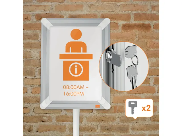 info vloerstandaard Premium Plus, afsluitbaar, ft A4