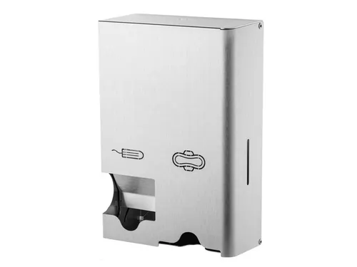 MediQo-line Maandverband- & tampondispenser klein RVS, MQSTB E