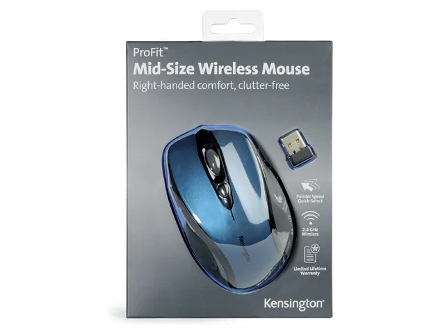 Souris Kensington Pro Fit sans fil bleu