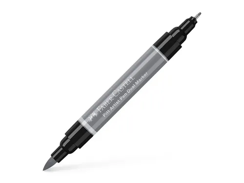 Tekenstift Faber-Castell Pitt Artist Pen duo marker 232 koudgrijs III