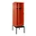 locker met bank,voor scheiding van kleding,HxBxD 2120x600x815mm,2vak