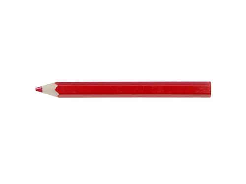 Stem/bureaupotlood Kangaro rood, rode kern, 6 kantig en 85 mm lang met