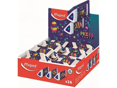 Gum Maped Pixel Party Pyramid display à 24 stuks