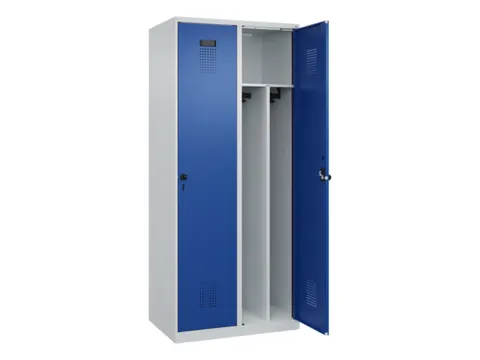 locker voor scheiding van kleding,HxBxD 1850x800x500mm,2vak