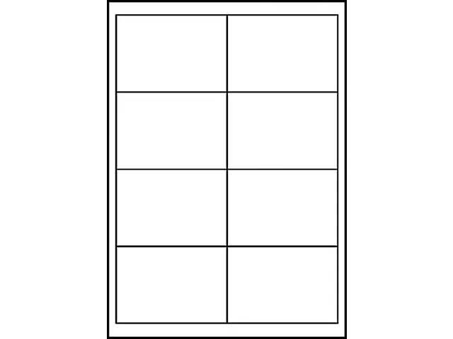 Etiquette Avery 3660 97x67,7mm blanc 800 pièces