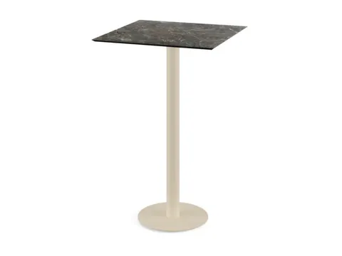 statafel,HxBxD 1090x700x700mm,rechthoekig,schotelvoet zandkleuren