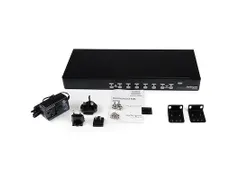 8-poort 1U-Rack USB KVM-switch met OSD
