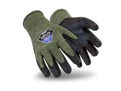 Hexarmor Helix 2082 vlamwerende handschoenen, groen/zwart, maat 11, 12