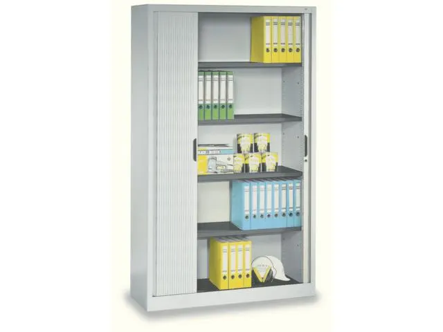 Roldeurkast Hxbxd 1980X1000X420Mm 4Legborden Ral7035