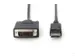 DisplayPort-adapterkabel type DP DVI (24+1) m/m 1m DP 1.1a Zwart