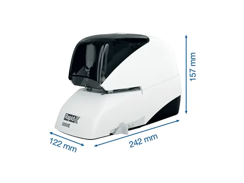 Nietmachine Rapid Elektrisch 5050E 50vel wit/zwart contactloos