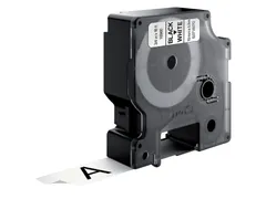 Labeltape Dymo 16956 D1 S718070 19mmx5.5m poly zwart op wit