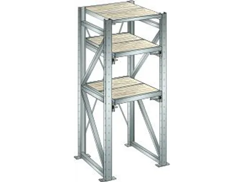 uittrekstelling voor zware lasten,HxBxD 2000x890x860mm,vaklast 1000kg
