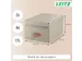 Boîte de rangement Leitz Puro avec couvercle 17L beige set 2 pièces