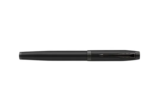 Rollerpen Parker IM Monochrome Matt Black PVD Fijn Zwarte inkt