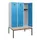 locker met bank,HxBxD 1950x1200x815mm,3vak,vak B 400mm,cilinderslot