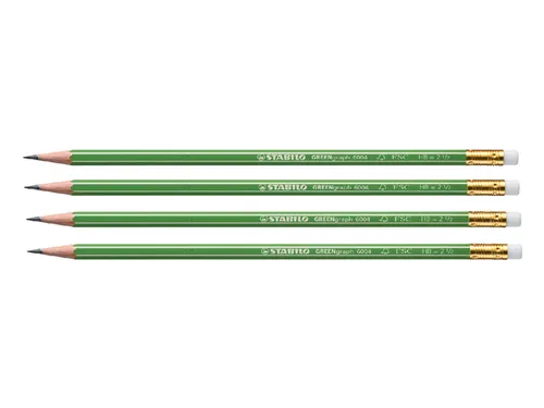 Potlood Stabilo Greengraph Hb Met Gumtip