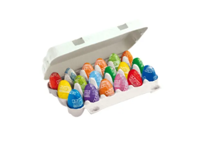 Chocolade Tony's Chocolonely paaseitjes doos mix groot 18 stuks