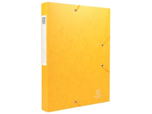 Elastobox Cartobox 4 cm geel kwaliteit 7/10e