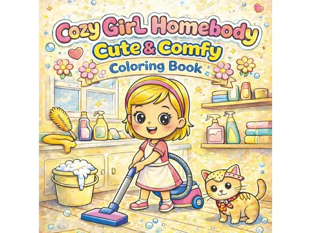 Kleurboek Cozy Girl Homebody Cute & Comfy