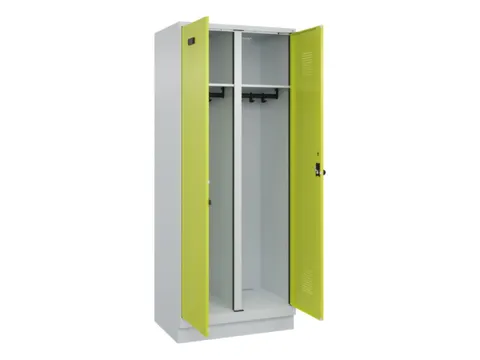 locker voor scheiding van kleding,HxBxD 1950x800x500mm,2vak