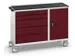 table de travail,HxlxP 965x1300x550mm,plateau acier