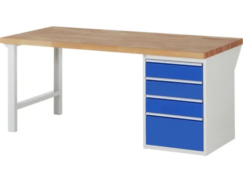 werkbank,HxBxD 890x2000x900mm,beukblad,draagverm. 750kg