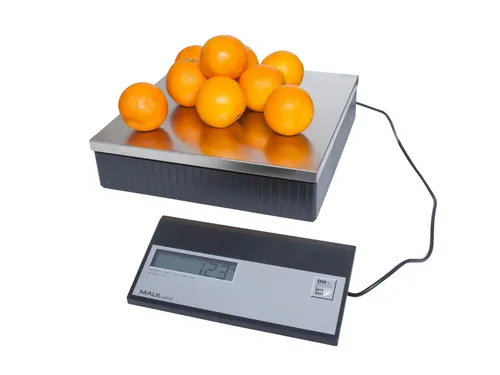Pakketweger MAULparcel, apart display, 50kg RVS plateau