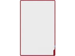 PLAYROOM Playboard draagbaar whiteboard M 75x118cm Rood