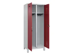 locker voor scheiding van kleding,HxBxD 1950x800x500mm,2vak