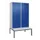 PBM-locker met bank,HxBxD 2120x1200x815mm,4vak,vak B 300mm