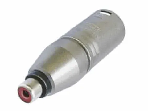 Neutrik - 3-Polige Xlr Mannelijk Naar Rca/Phono Vrouwelijk