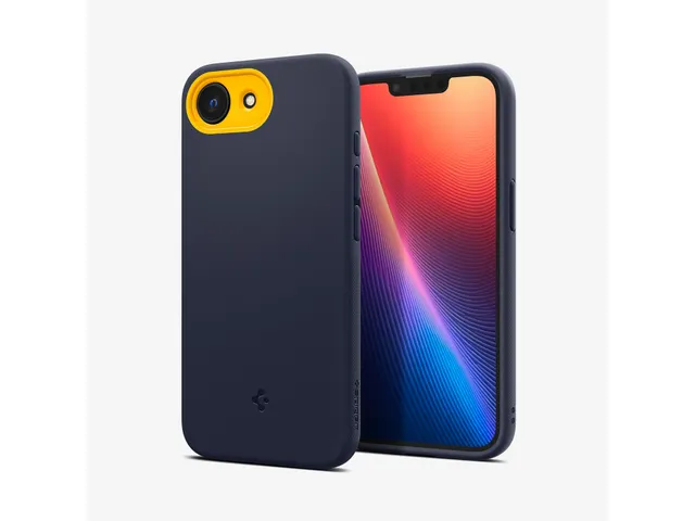 Spigen Nano Pop MagFit iPhone 16E Hoes Marineblauw
