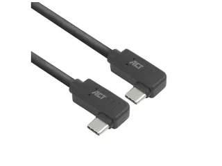 Kabel ACT USB-C hoek links/rechts 10Gbps 2m - 1