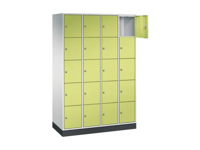 lockerkast,RAL 7035/RDS1108060,HxBxD 1950x1220x500mm,4x5vakken