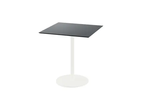 bistrotafel,HxBxD 730x700x700mm,rechthoekig,schotelvoet wit