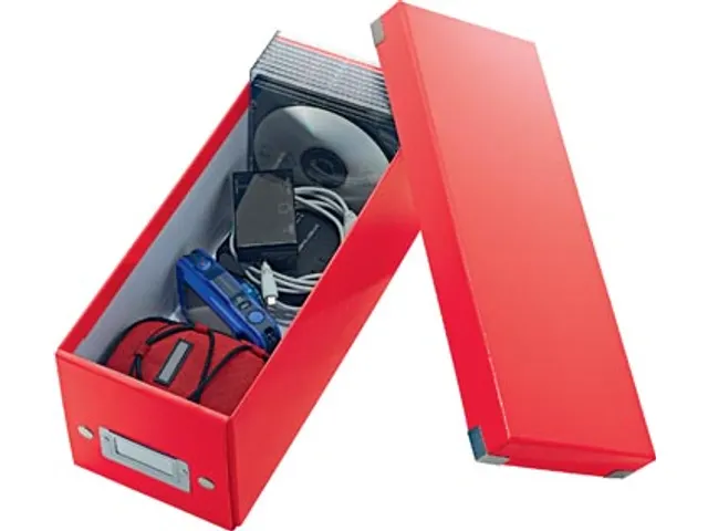 WOW opbergdoos Click & Store ft CD rood