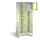 Lockerkast 1850x810x500mm 2x4 vakken Cilinderslot Poten, RDS1108060