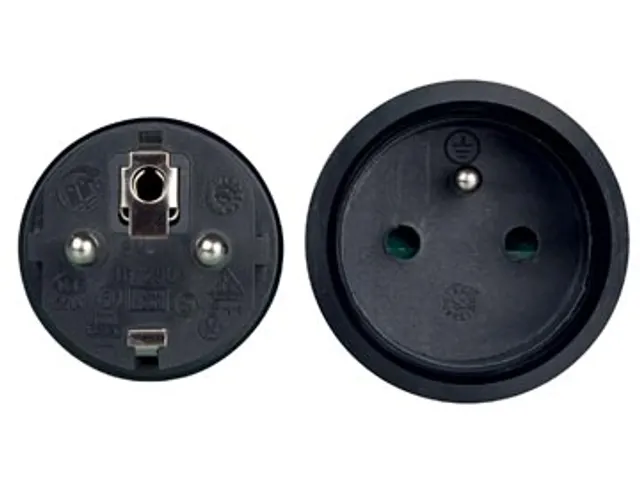 verlengkabel 3 meter, zwart, voor België