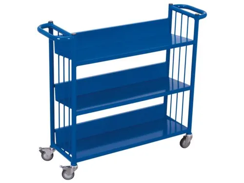 Boeken- En Dossierwagen Draagvermogen 150kg 3 Etages