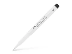 Tekenstift Faber-Castell Pitt Artist Pen B 101 wit