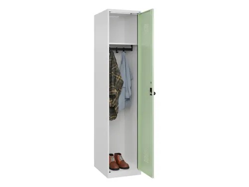 locker,HxBxD 1850x400x500mm,1vak,vak B 400mm,draaigrendel