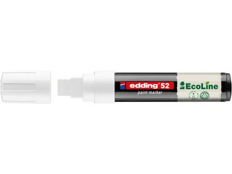 Paintmarker edding 52 EcoLine op waterbasis 4-15mm wit