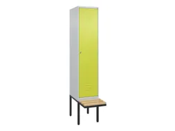 locker met bank,HxBxD 2120x400x815mm,1vak,vak B 400mm,cil.-slot
