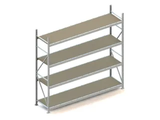 breedvakstelling,grondveld,HxBxD 2500x2651x650mm,vakl. 490kg - 1